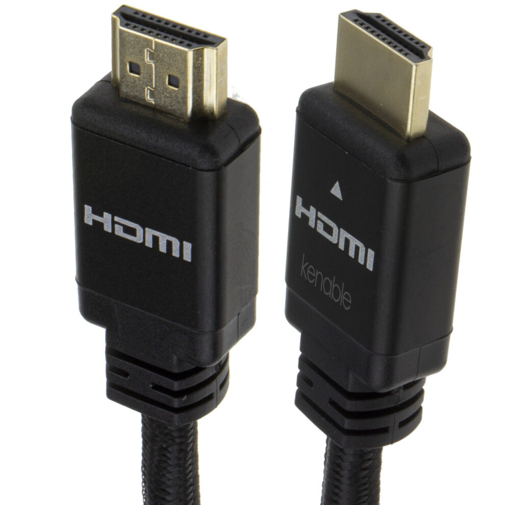 Kenable Certified Hdmi 2.1 8K 60Hz 4K 120Hz Uhd Hdr10 4:4:4 48Gbps Earc 3M Black
