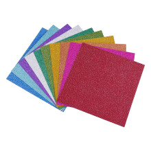 300Pcs Assorted Color Glitter Paper for DIY Handmade Cards Crafting
