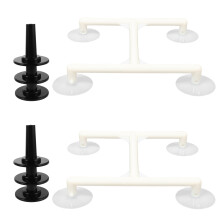 1Set LCD Scherm Reparatie Set Kunststof Magnetisch Rubber Multikleuren