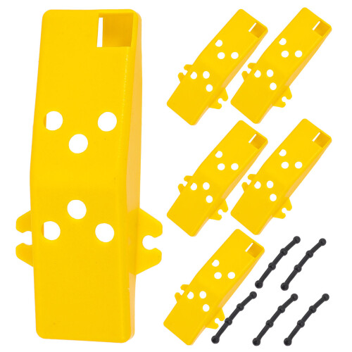 25Sets Eisschrauben Schutzmanschette Gelb Wiederverwendbar Robust 2