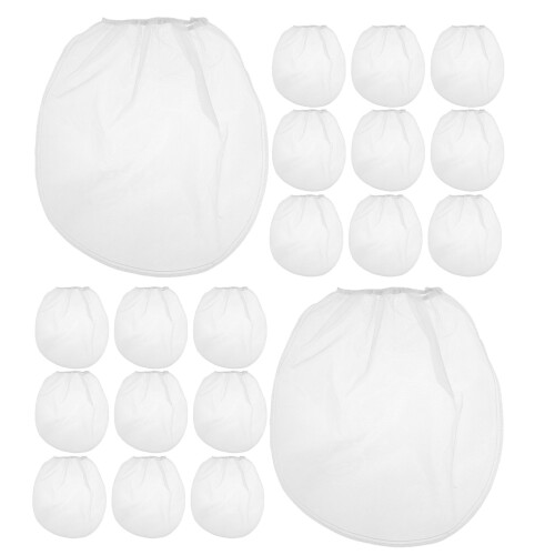 100Pcs Fine Polyester Paint Filter Bags for Home Use Transparent Mesh