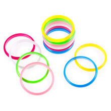 72Pcs Colorful Plastic Bangle Bracelets for Women Kids Party Favors