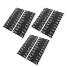 Weight Stack Label Stickers PVC Heavy-Duty Multi-Color Gym Tags
