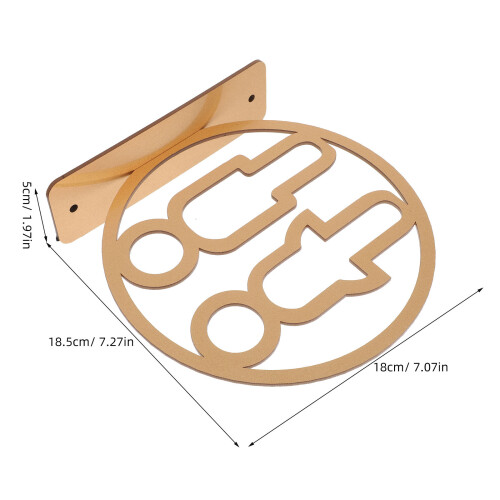 Plaque Wc Double-Face Pour Porte De 2