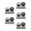 10Ensembles Kits Joints Caoutchouc Absorbant Chocs Assortis 4