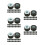 10Ensembles Kits Joints Caoutchouc Absorbant Chocs Assortis 7
