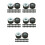 10Ensembles Kits Joints Caoutchouc Absorbant Chocs Assortis 8