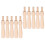 70Pcs Practical Light Brown Wooden Punch Needle Handles for Craft 1