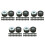 10Ensembles Kits Joints Caoutchouc Absorbant Chocs Assortis 10