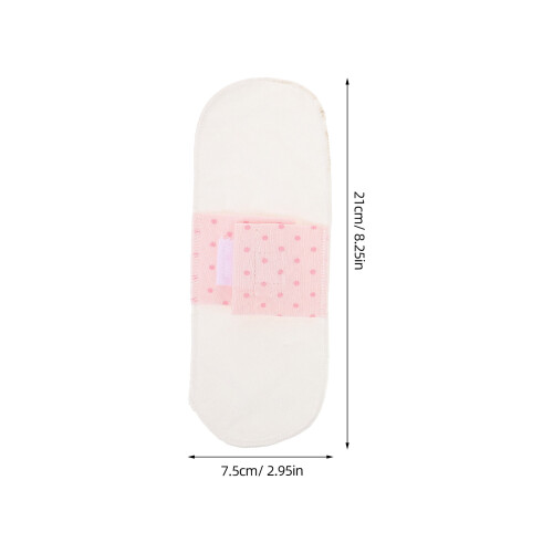 6Pièces Protège-Dessous Réutilisables Coton Absorbant Multi Couleurs 1