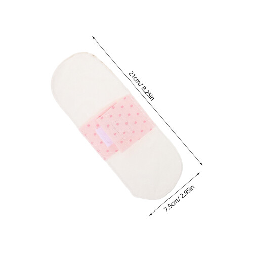 6Pièces Protège-Dessous Réutilisables Coton Absorbant Multi Couleurs 2
