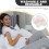6Pièces Protège-Dessous Réutilisables Coton Absorbant Multi Couleurs 8