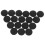 120Pcs Black Cloth Covered Cap Buttons Durable Baseball Hat Repair 2