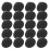 120Pcs Black Cloth Covered Cap Buttons Durable Baseball Hat Repair 3