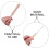 1Set Plastic Latch Hook Canvas Kit with Wooden Tool for DIY Rug Craft 8