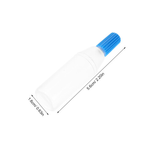 150Pcs Transparent Pe Plastic Dropper Bottles for Home Use with Caps 2