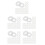 250Pcs Small Transparent Silicone Earring Backs for Sensitive Ears 5
