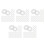 250Pcs Small Transparent Silicone Earring Backs for Sensitive Ears 7