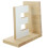 4Pcs Decorative White Wooden Bookends for Office and Study 2