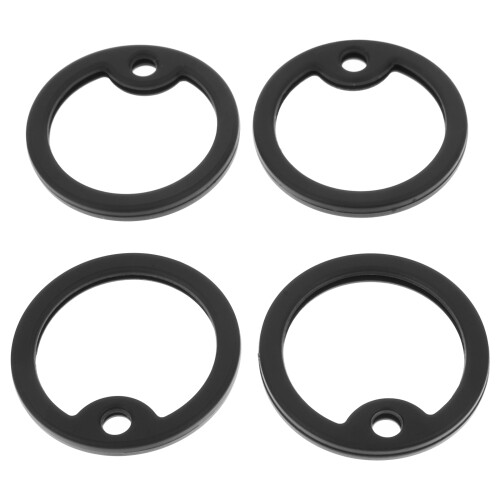 8Pièces Protecteurs Silicone Noir Pour Tags Animaux Silencieux 1
