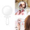 1pc Travel White Cosmetic With Lights 4