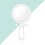 1pc Travel White Cosmetic With Lights 6