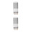6Pièces Pinceaux Chinois Multi Usage En Fibre Pour Douce 7