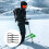 4Pièces Sangles De Poignet Nylon Noir Pour Ski Bâtons 7