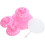 2Pcs Pink Plastic Lollipop Stand Desktop Display Rack for Weddings 2