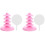 2Pcs Pink Plastic Lollipop Stand Desktop Display Rack for Weddings 4