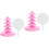 2Pcs Pink Plastic Lollipop Stand Desktop Display Rack for Weddings 6