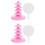 2Pcs Pink Plastic Lollipop Stand Desktop Display Rack for Weddings 7