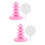 2Pcs Pink Plastic Lollipop Stand Desktop Display Rack for Weddings 9