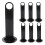 21Pc Stable Soccer Cone Storage Rack Black PP for Football Training 2