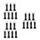 21Pc Stable Soccer Cone Storage Rack Black PP for Football Training 8