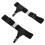 2Pcs Adjustable Men Sock Suspenders Black Elastic Socks Garters 9