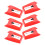 18Pcs Replacement Red Record Player Needles Aluminum Plastic Material 2
