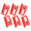 18Pcs Replacement Red Record Player Needles Aluminum Plastic Material 3