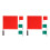 8Pcs Lightweight Commanding Flags Multi-Purpose Outdoor Signal Flags 4