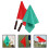 8Pcs Lightweight Commanding Flags Multi-Purpose Outdoor Signal Flags 11