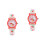 2Pcs White Silicone Kids Watch Cartoon Waterproof Adjustable Strap 4