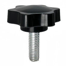 Torx Handle Screw Plastic Star Bolt Handle Screw Plastic Knob 4mmx9.8mm