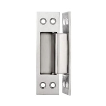 Puerta Oculta de 5 Pulgadas con Puerta de Madera de Acero Inoxidable Oculta Puerta Oculta y Bisagra Bisagra Oculta. Plateada