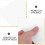 200Pcs Smooth White Sketch Tracing Paper Sheets for Animation Projects 8