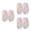 6Pcs Multi Colored Cotton Nylon Yarn for DIY Crochet Knitting Projects 6