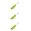 3Pcs Adaptive Forks for Adults Olive Green Anti-Shake Silicone Handle 6