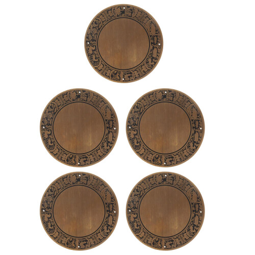 5Pièces Plaques En Cuivre Pour De Rangement Décoration 2
