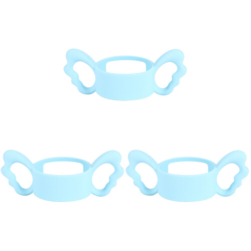 Set Of 3 Baby Silicone Handle Feeder Gripper 2