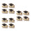 12Pcs Unique Design Graduation Hat Brooches Metal Multi Color 4