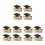 12Pcs Unique Design Graduation Hat Brooches Metal Multi Color 5